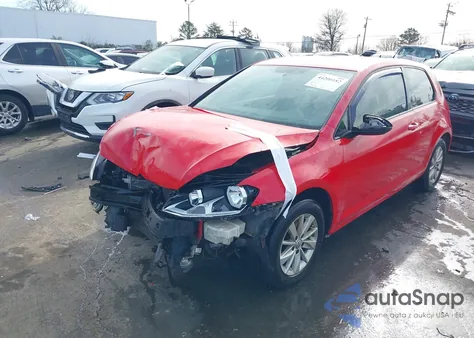 2015 Volkswagen Golf Tsi S 2-Door z USA, uszkodzony, nr VIN 3VW917AU4FM031608